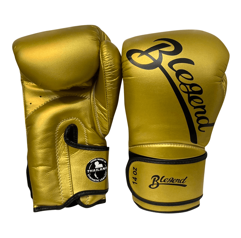 Blegend Boxing Gloves BGL32 Velcro Gold Blegend