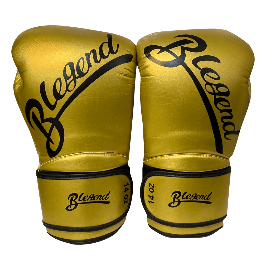 Blegend Boxing Gloves BGL32 Velcro Gold Blegend