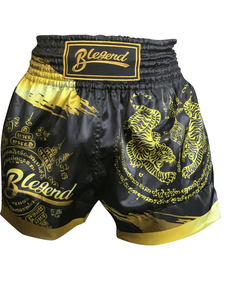 Blegend Boxing Shorts Gold Tiger Blegend