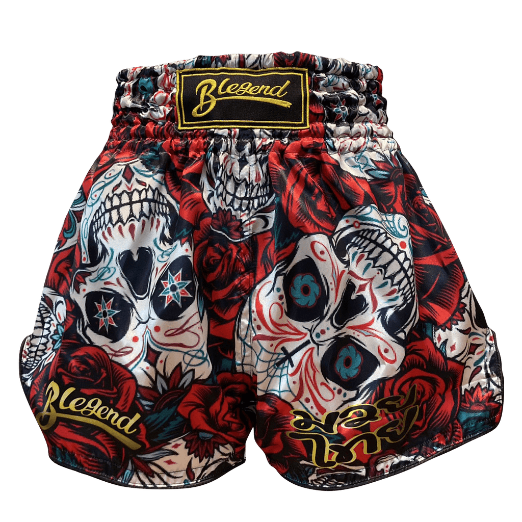 Blegend Boxing Shorts Maximous white skull Blegend