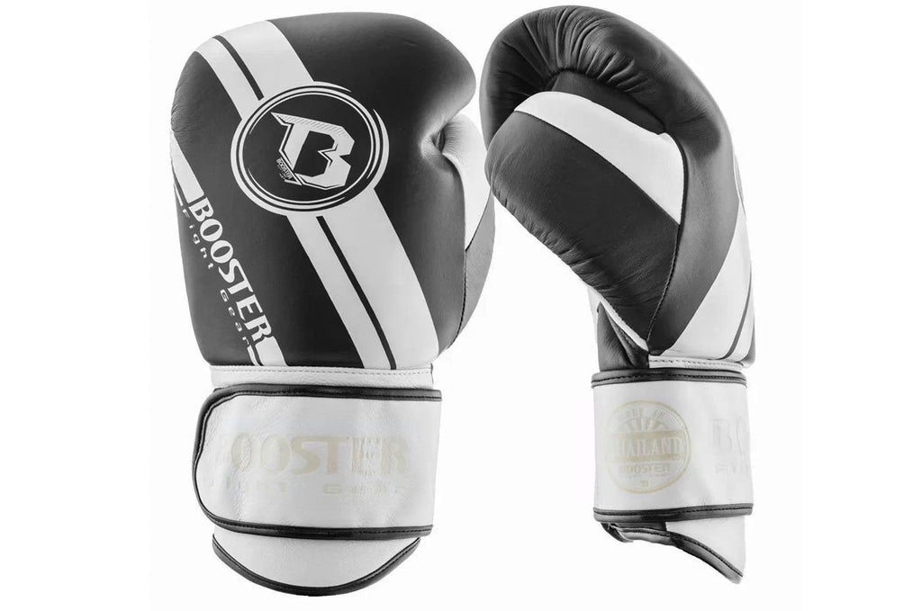 Booster Boxing Gloves BGLV3 BK WH BK - SUPER EXPORT SHOP