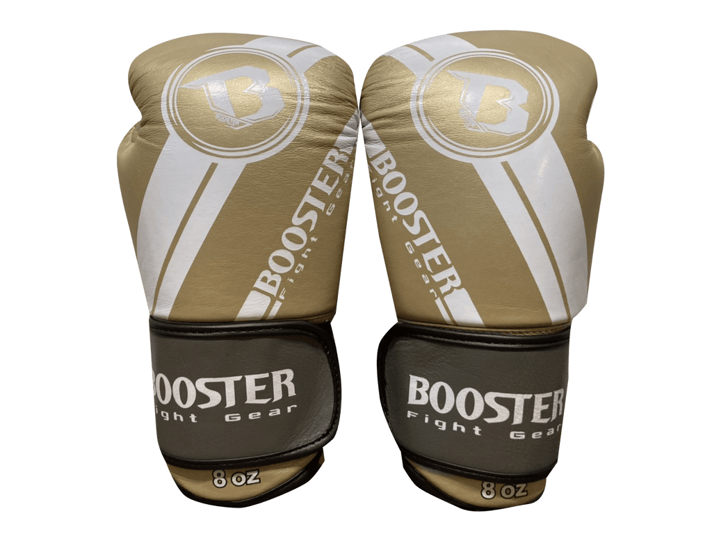 Booster Boxing Gloves BGLV3 Gold White Grey - SUPER EXPORT SHOP