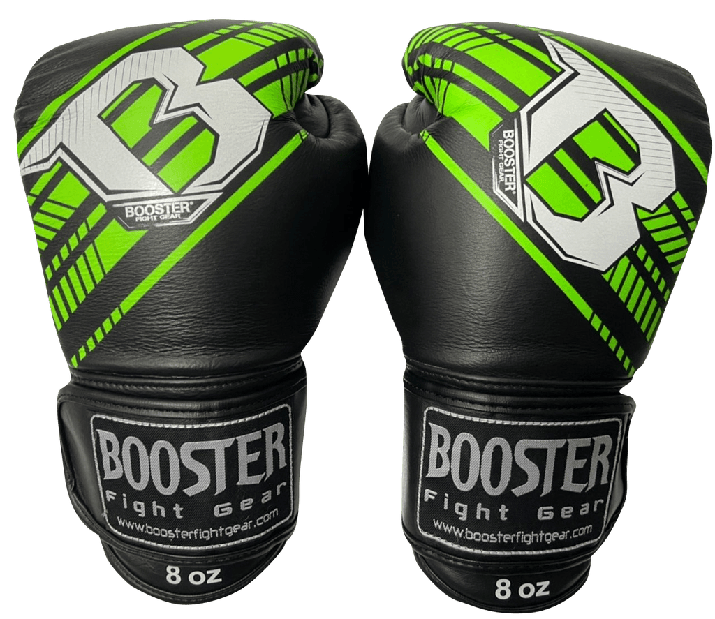 Booster Boxing Gloves BGLV4 BK/GR - SUPER EXPORT SHOP