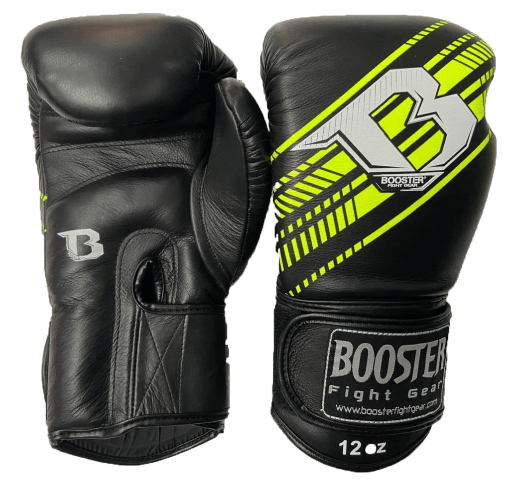 Booster Boxing Gloves BGLV4 BK/YEL - SUPER EXPORT SHOP