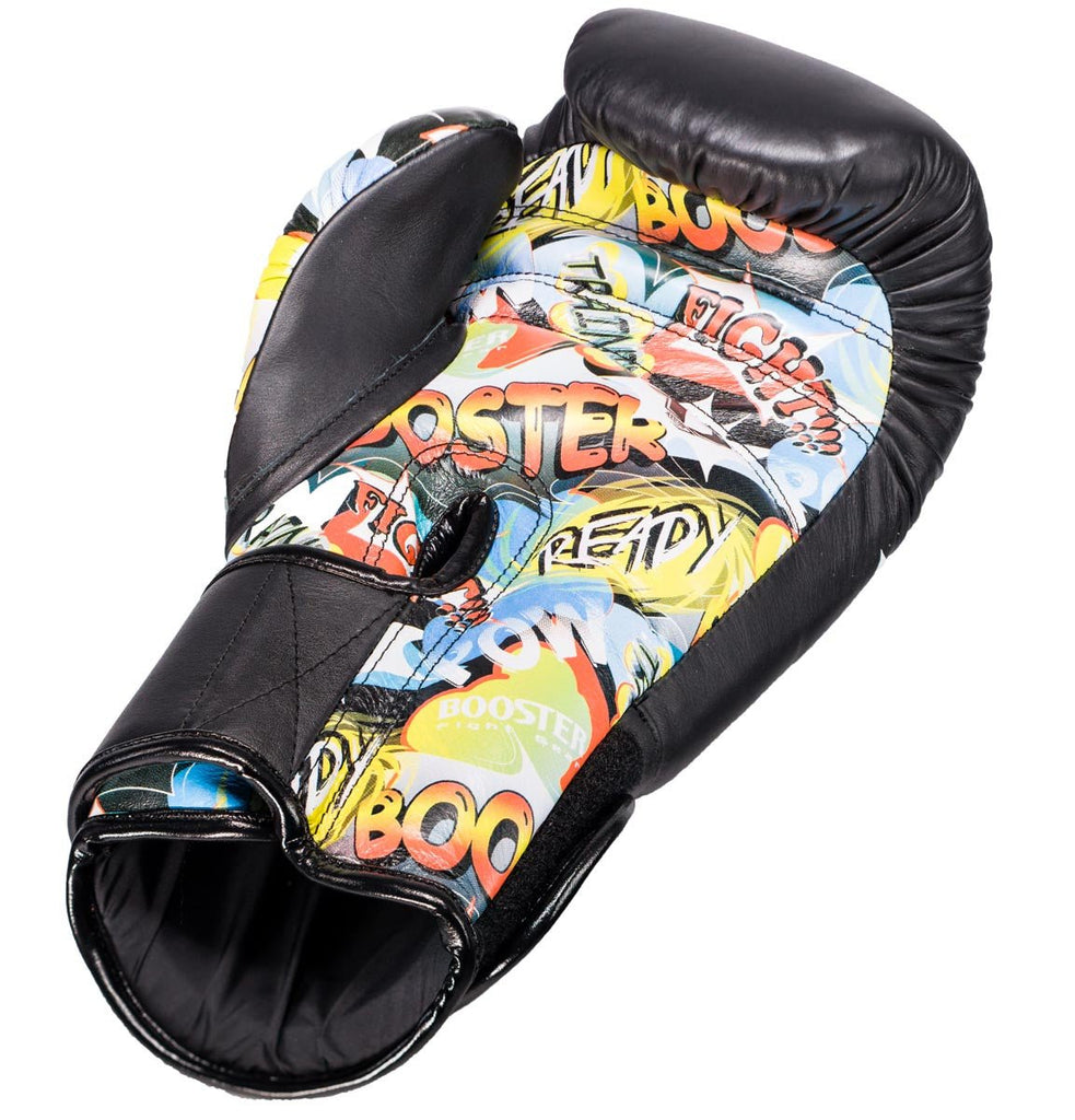 Booster Boxing Gloves COMIC BLACK - SUPER EXPORT SHOP