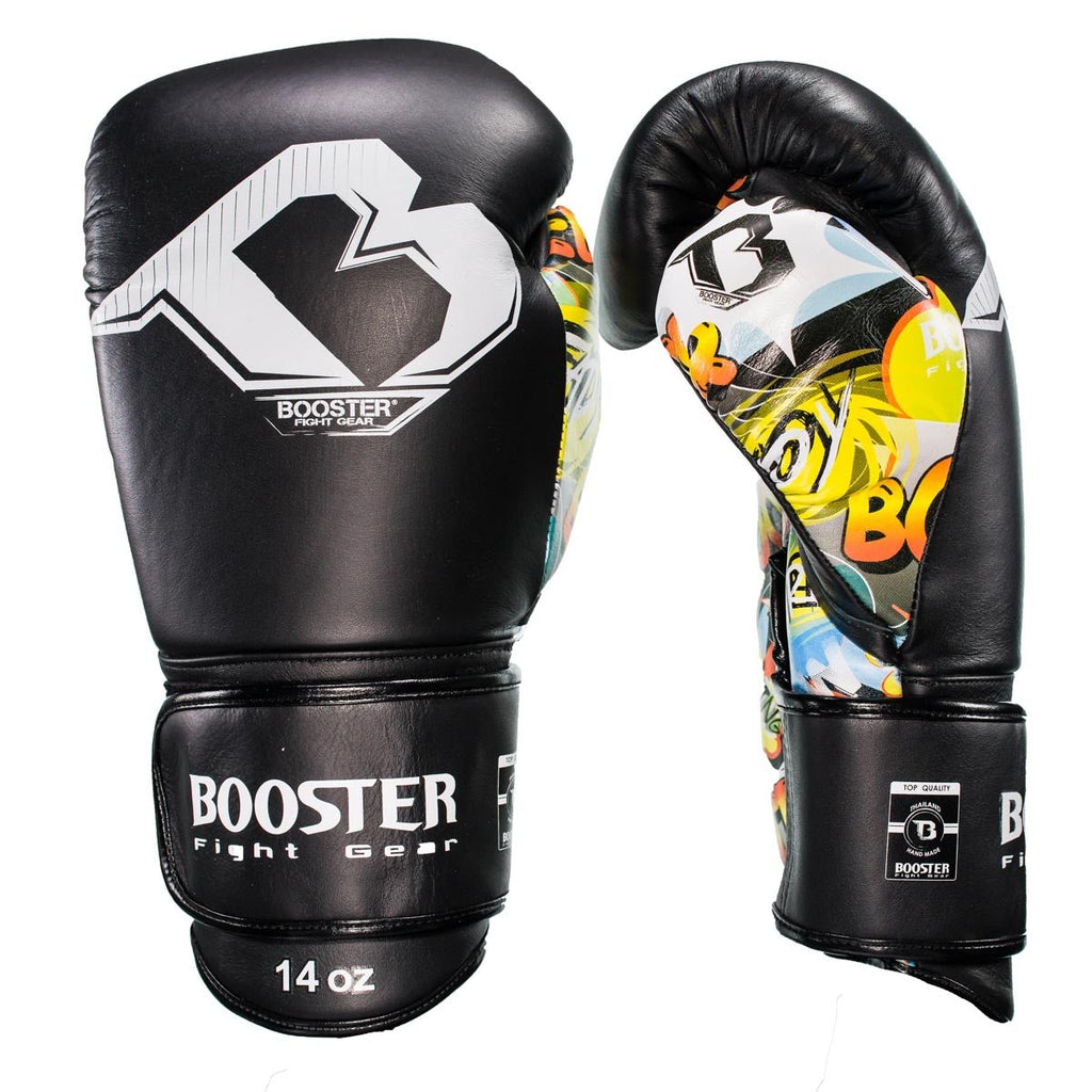 Booster Boxing Gloves COMIC BLACK - SUPER EXPORT SHOP