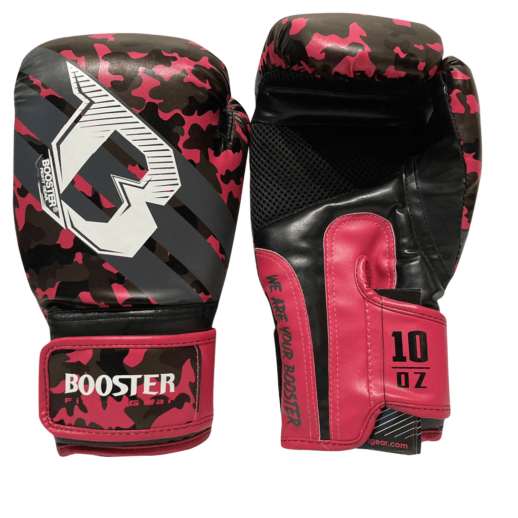 Booster Boxing Gloves Kids Youth CAMO Pink - SUPER EXPORT SHOP