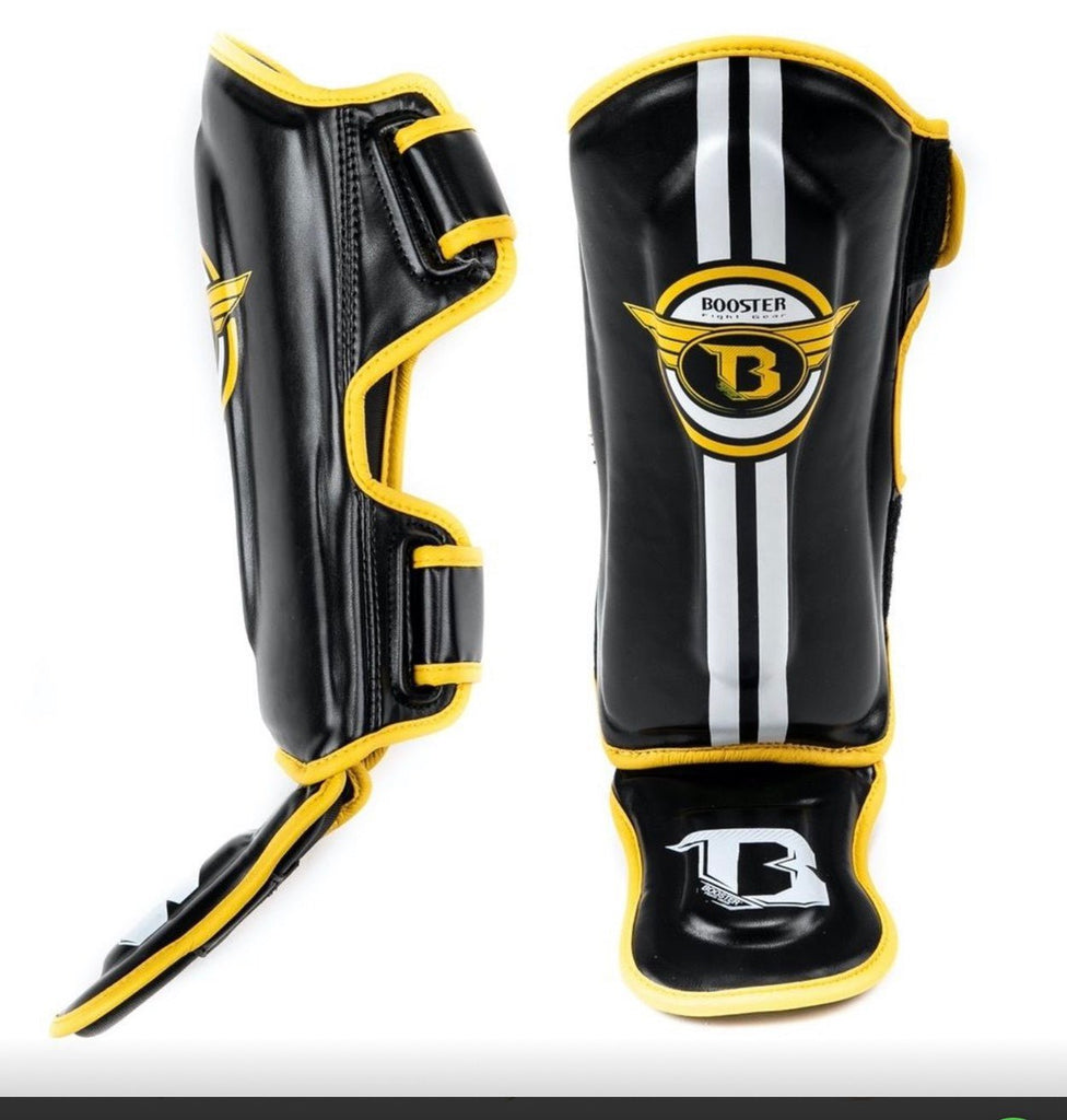 Booster Shinguards Elite Black KIDS - SUPER EXPORT SHOP