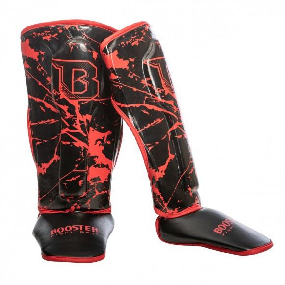 Booster Shinguards Kids Youth Marble Red Booster