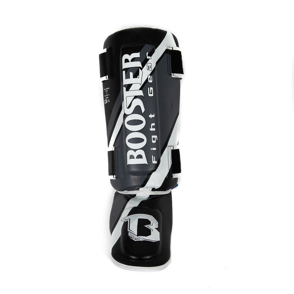 Booster Shinguards THAI STRIKER V2 White Grey Booster