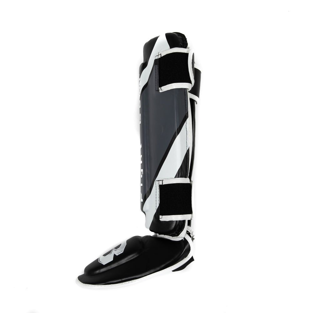 Booster Shinguards THAI STRIKER V2 White Grey Booster