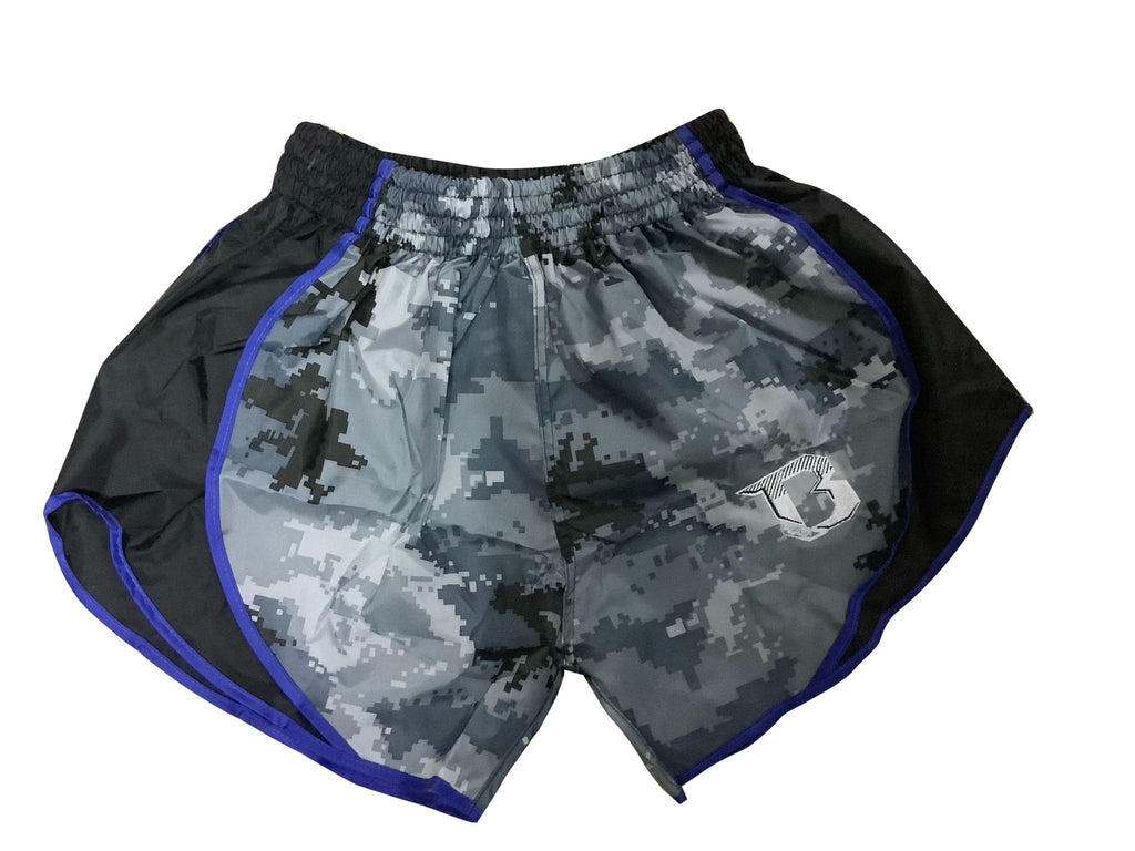 Booster Shorts Retro Hybrid Karo Blue Booster