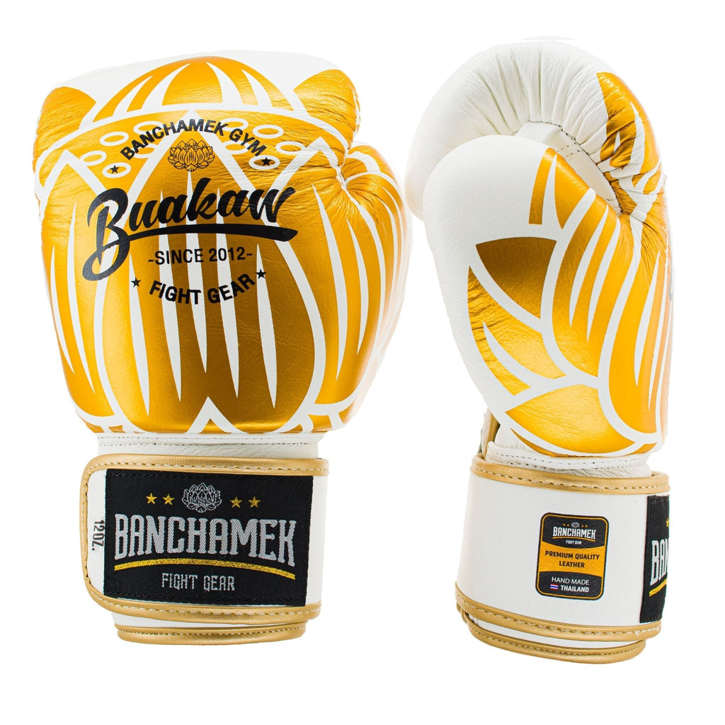 Buakaw Boxing Gloves BGL-GL3 White Buakaw