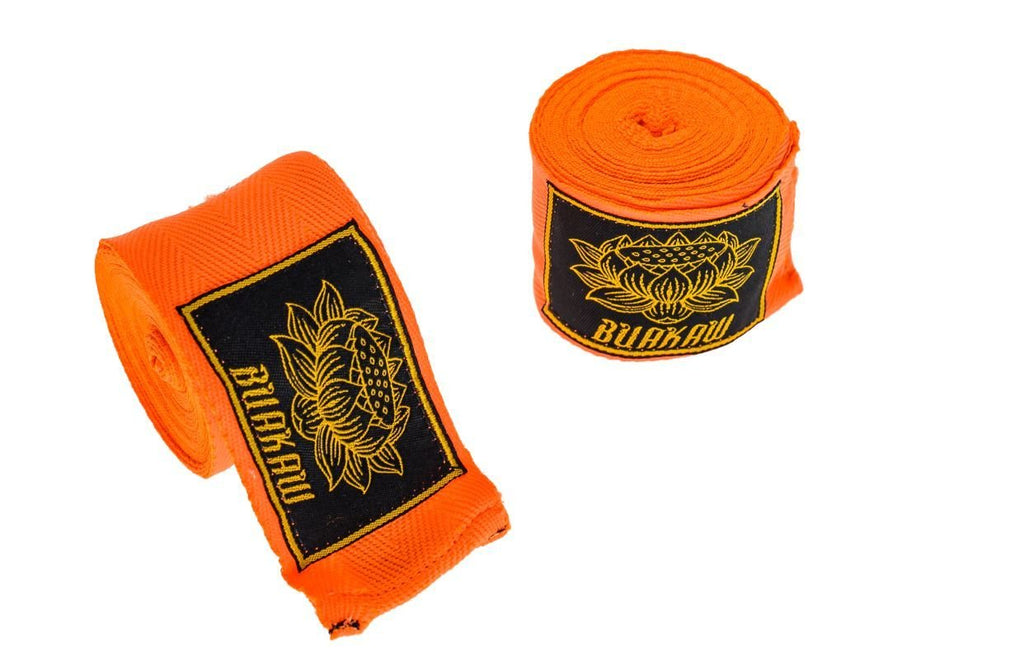 Buakaw Handwraps Orange Buakaw