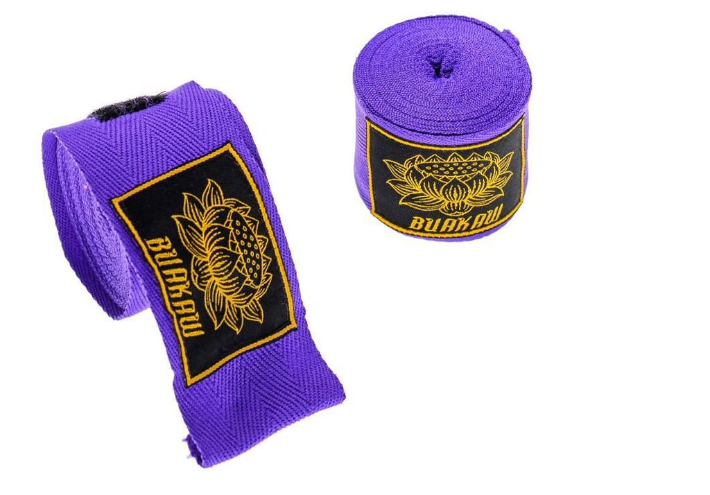 Buakaw Handwraps Purple Buakaw