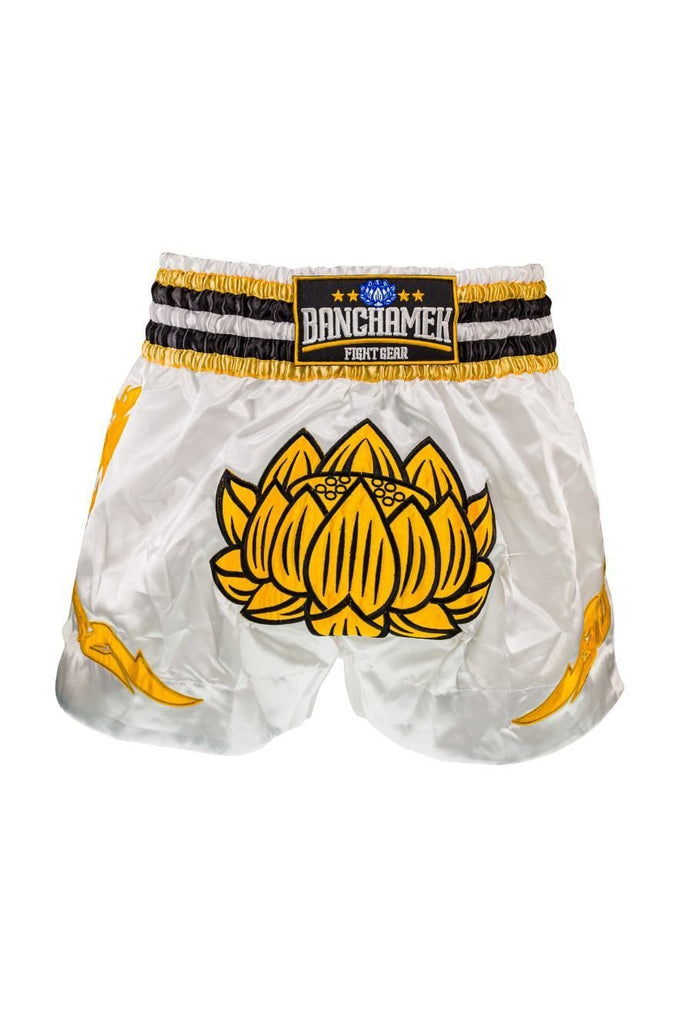 Buakaw Shorts BFG2-2 WHITE GOLD - SUPER EXPORT SHOP