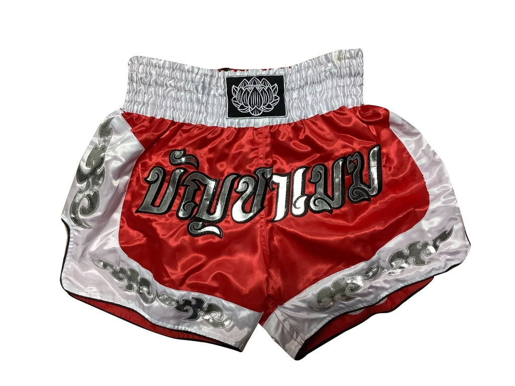 Buakaw Shorts BFG3-3 RED WHITE - SUPER EXPORT SHOP