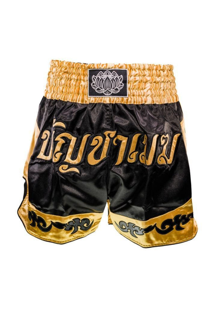 Buakaw Shorts BFG3-4 BLACK GOLD - SUPER EXPORT SHOP