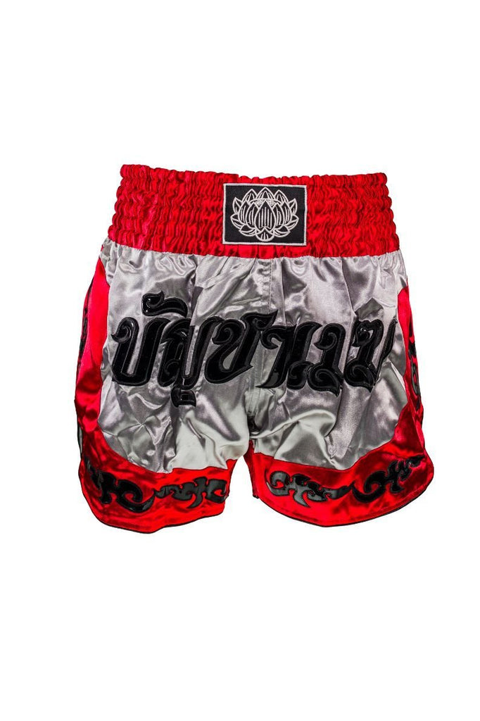 Buakaw Shorts BFG33-3 RED Grey - SUPER EXPORT SHOP