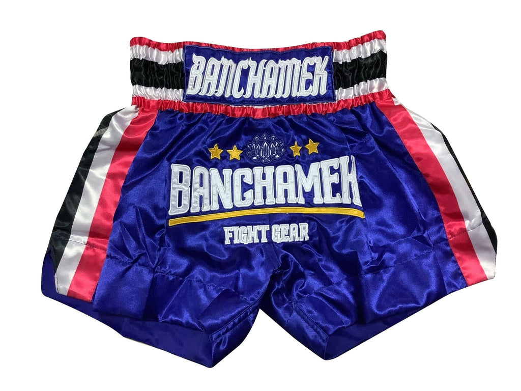 Buakaw Shorts BFG4-1 BLUE/WHITE /BLACK - SUPER EXPORT SHOP