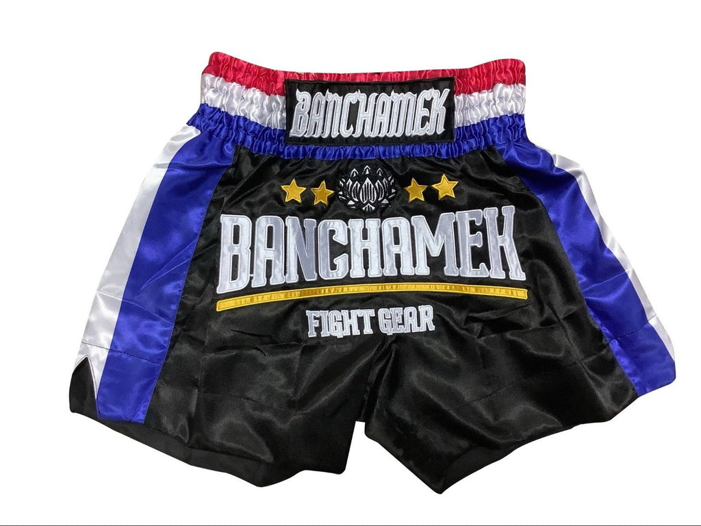 Buakaw Shorts BFG4-3 BLACK BLUE - SUPER EXPORT SHOP