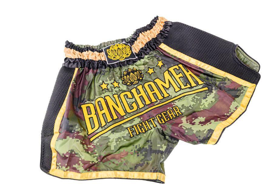 Buakaw Shorts BFG5-1 CAMO BLACK GOLD - SUPER EXPORT SHOP