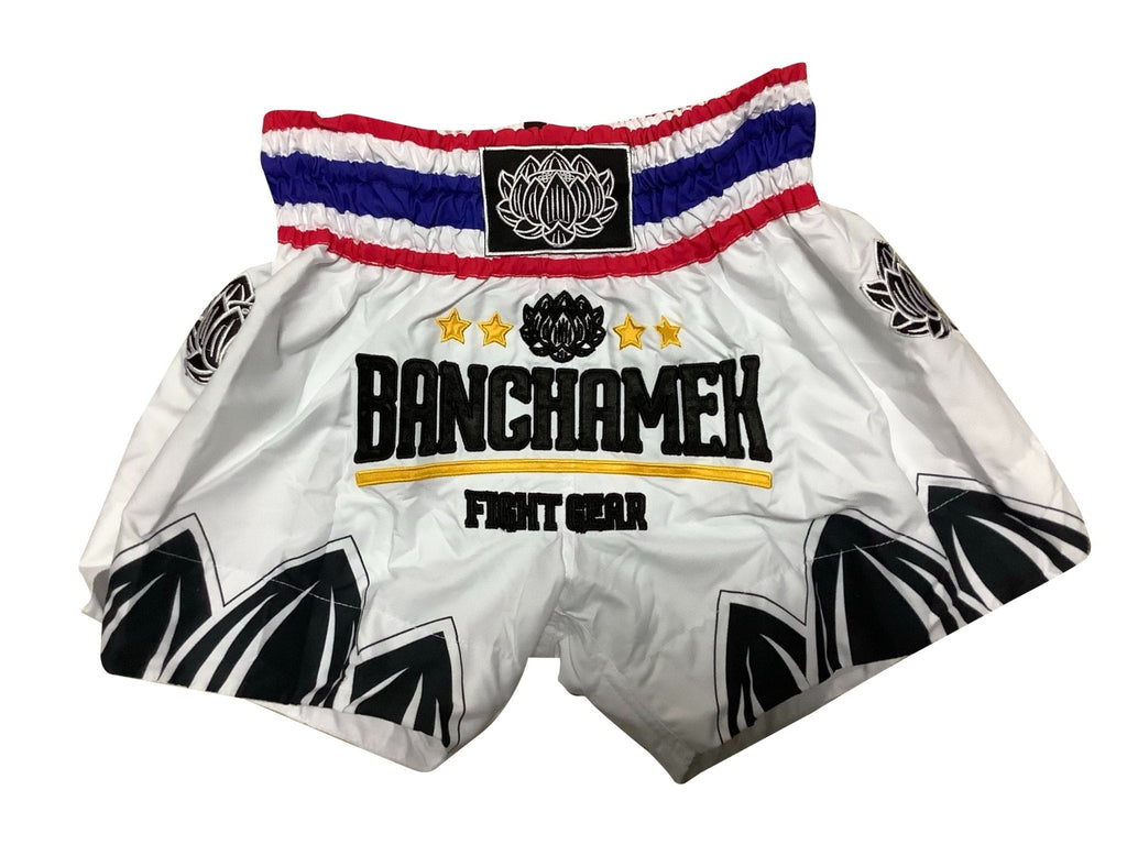 Buakaw Shorts BFG7-2 WHITE SUBLIMATION - SUPER EXPORT SHOP