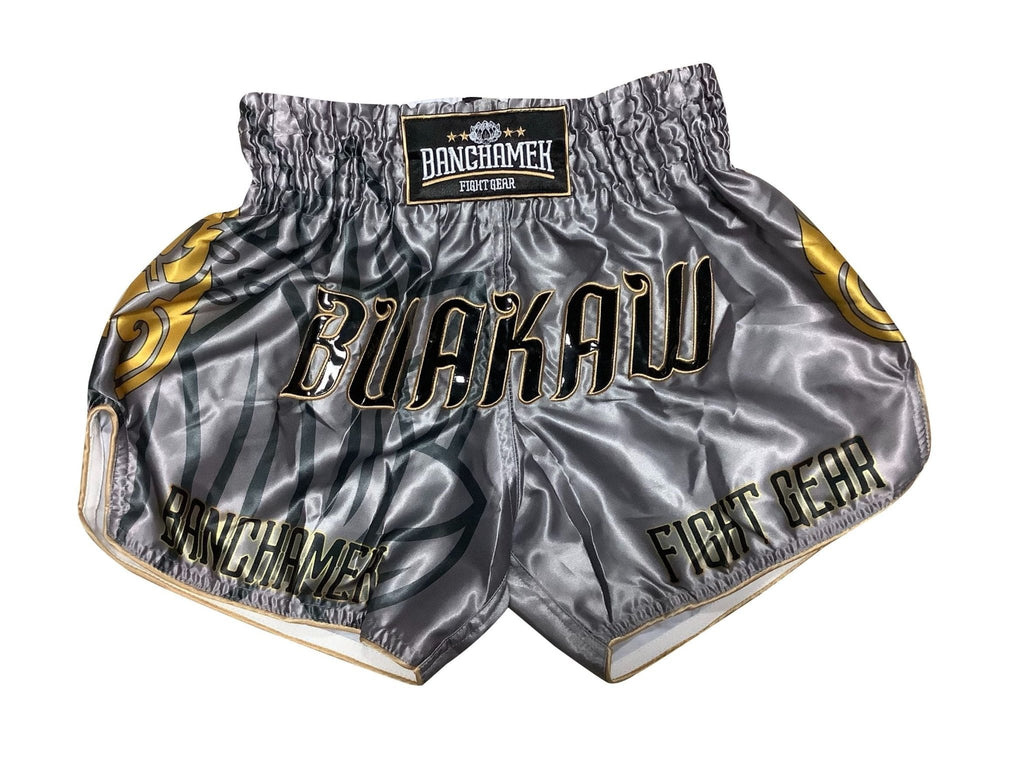 Buakaw Shorts BSH5 SILVER GOLD Buakaw