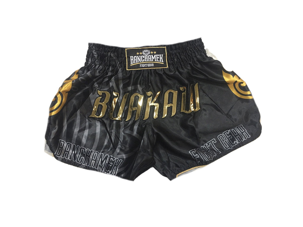 Buakaw Shorts BSH8 BLACK GOLD Buakaw