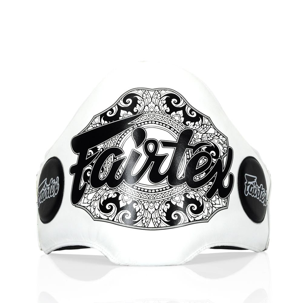 Fairtex Belly Pad Leathe BPV2 White - SUPER EXPORT SHOP