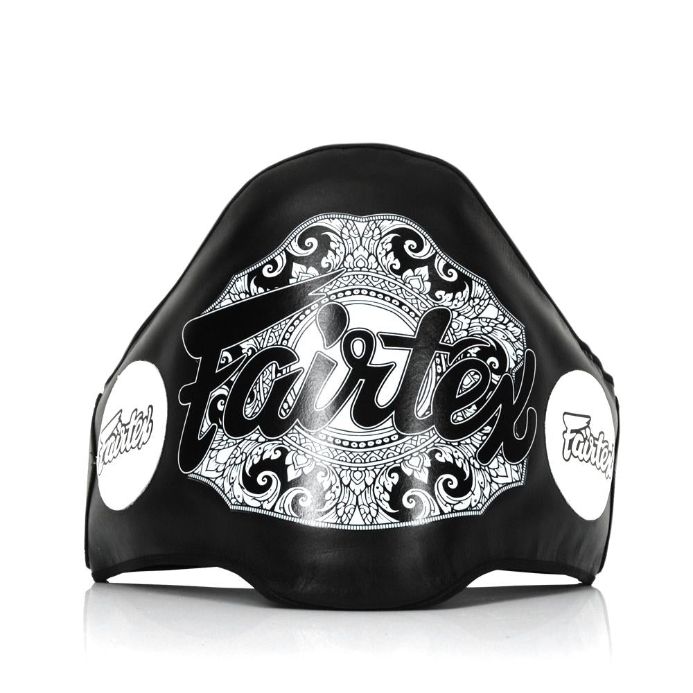 Fairtex Belly Pad Leather BPV2 Black Fairtex