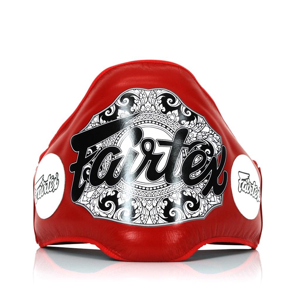 Fairtex Belly Pad Leather BPV2 Red - SUPER EXPORT SHOP