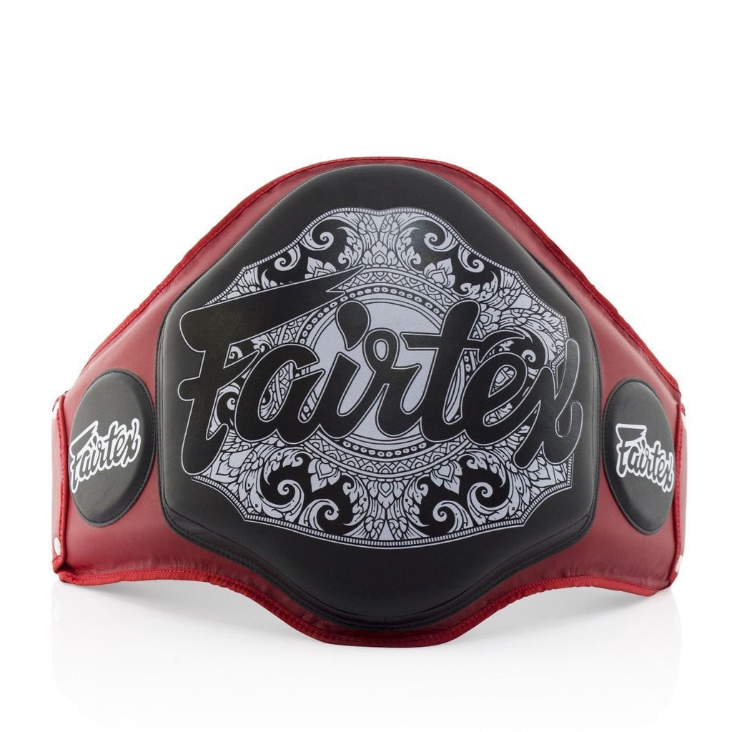 Fairtex Belly Pad Light Weight BPV3 Red/Black - SUPER EXPORT SHOP