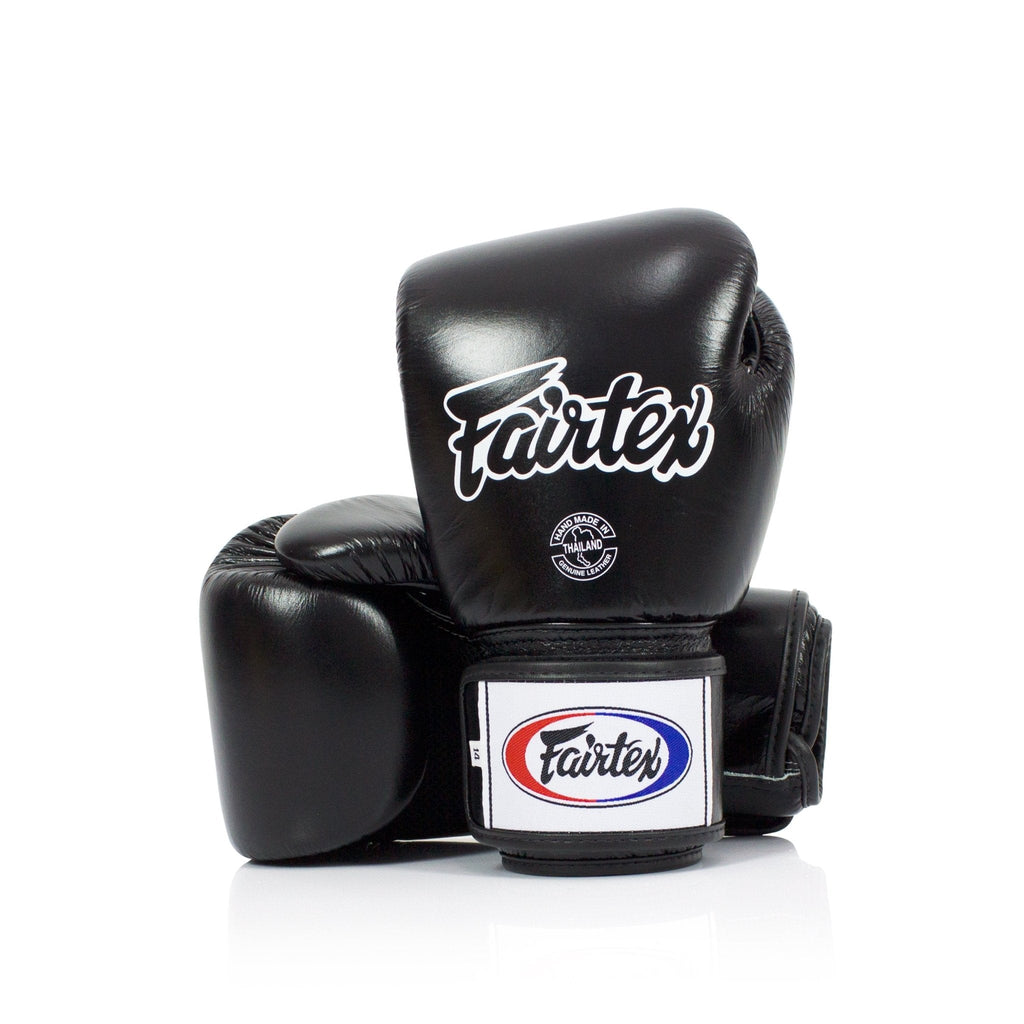 Fairtex Boxing Gloves BGV1 "Breathable" Black - SUPER EXPORT SHOP