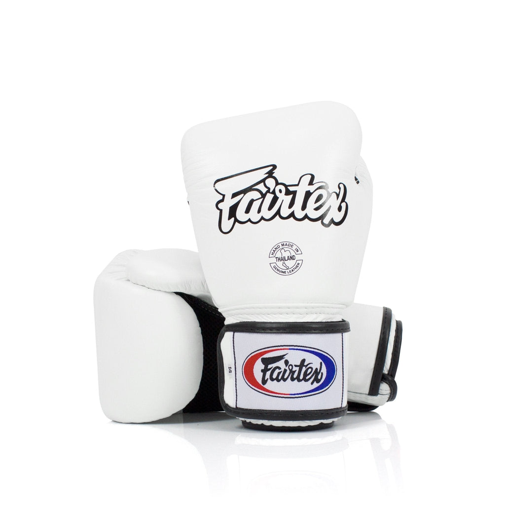 Fairtex Boxing Gloves BGV1 "Breathable" White - SUPER EXPORT SHOP