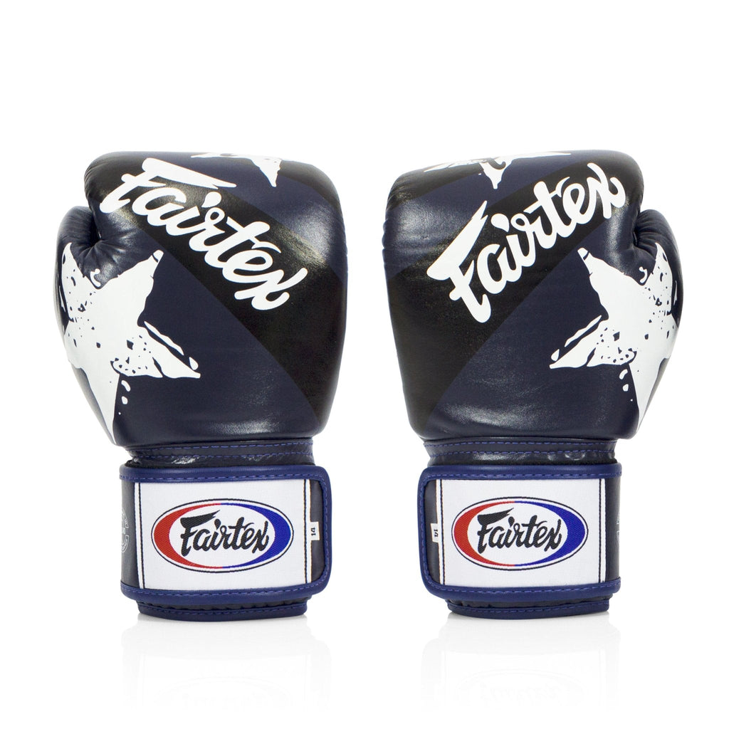 Fairtex Boxing Gloves BGV1 "National Print" Blue - SUPER EXPORT SHOP