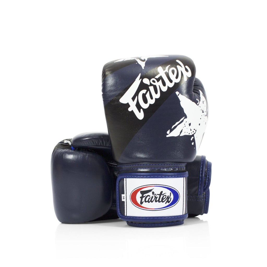 Fairtex Boxing Gloves BGV1 "National Print" Blue - SUPER EXPORT SHOP