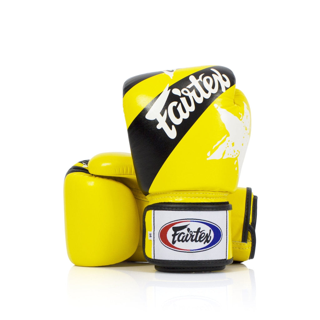 Fairtex Boxing Gloves BGV1 "National Print" Yellow - SUPER EXPORT SHOP