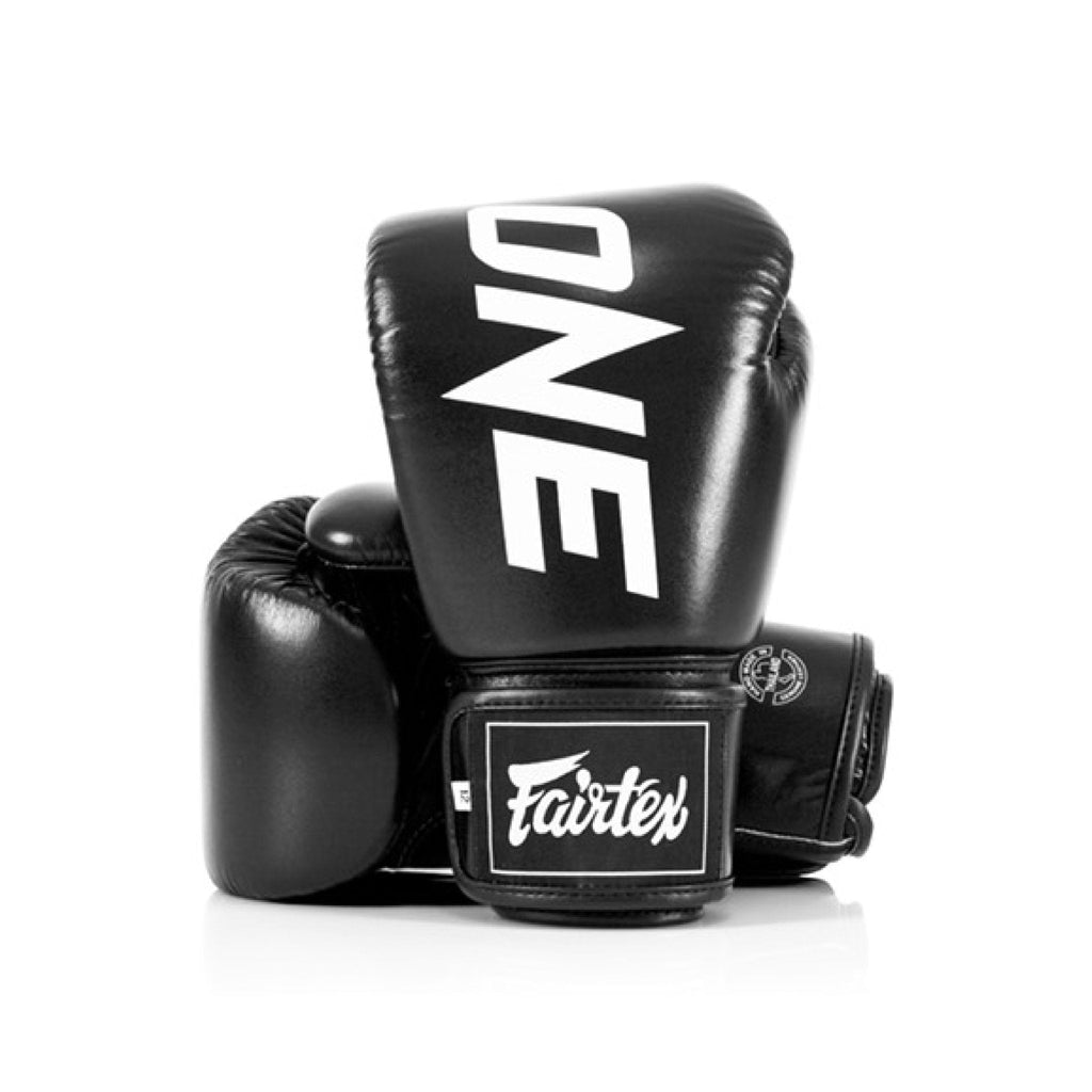 Fairtex Boxing Gloves BGV1 "ONE" Black Fairtex