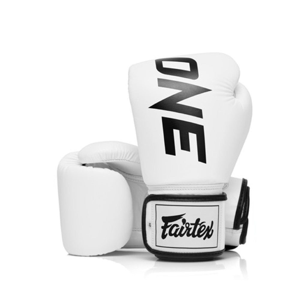 Fairtex Boxing Gloves BGV1 "ONE" White Fairtex