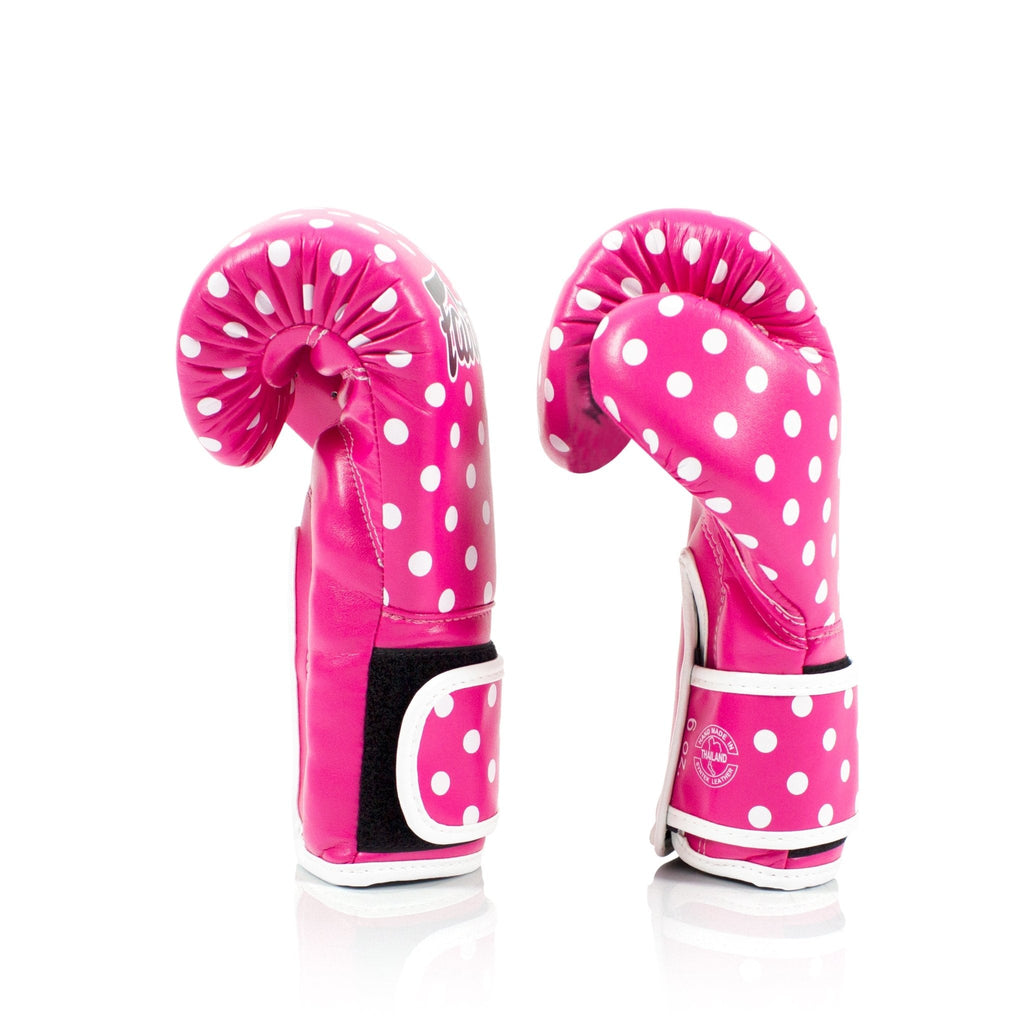 Fairtex Boxing Gloves BGV14 PINK DOTS - SUPER EXPORT SHOP