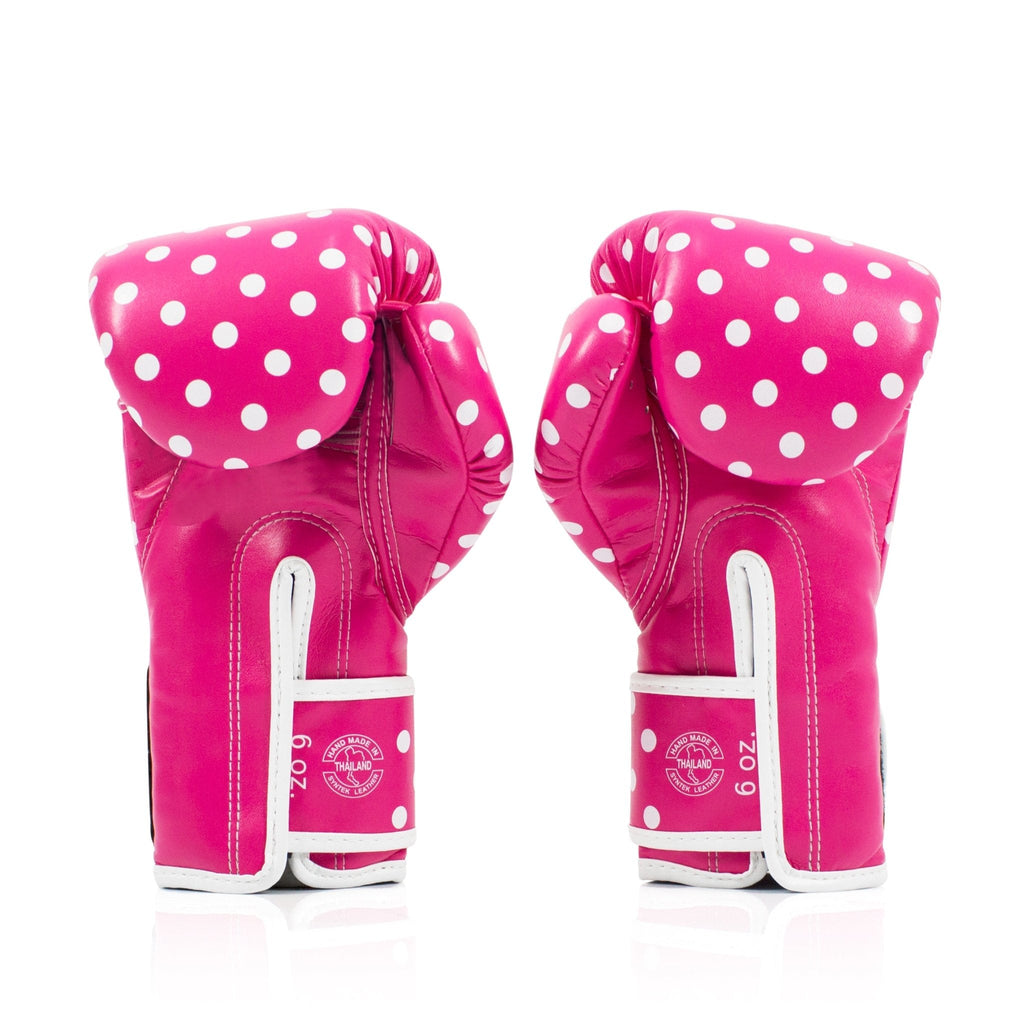 Fairtex Boxing Gloves BGV14 PINK DOTS - SUPER EXPORT SHOP