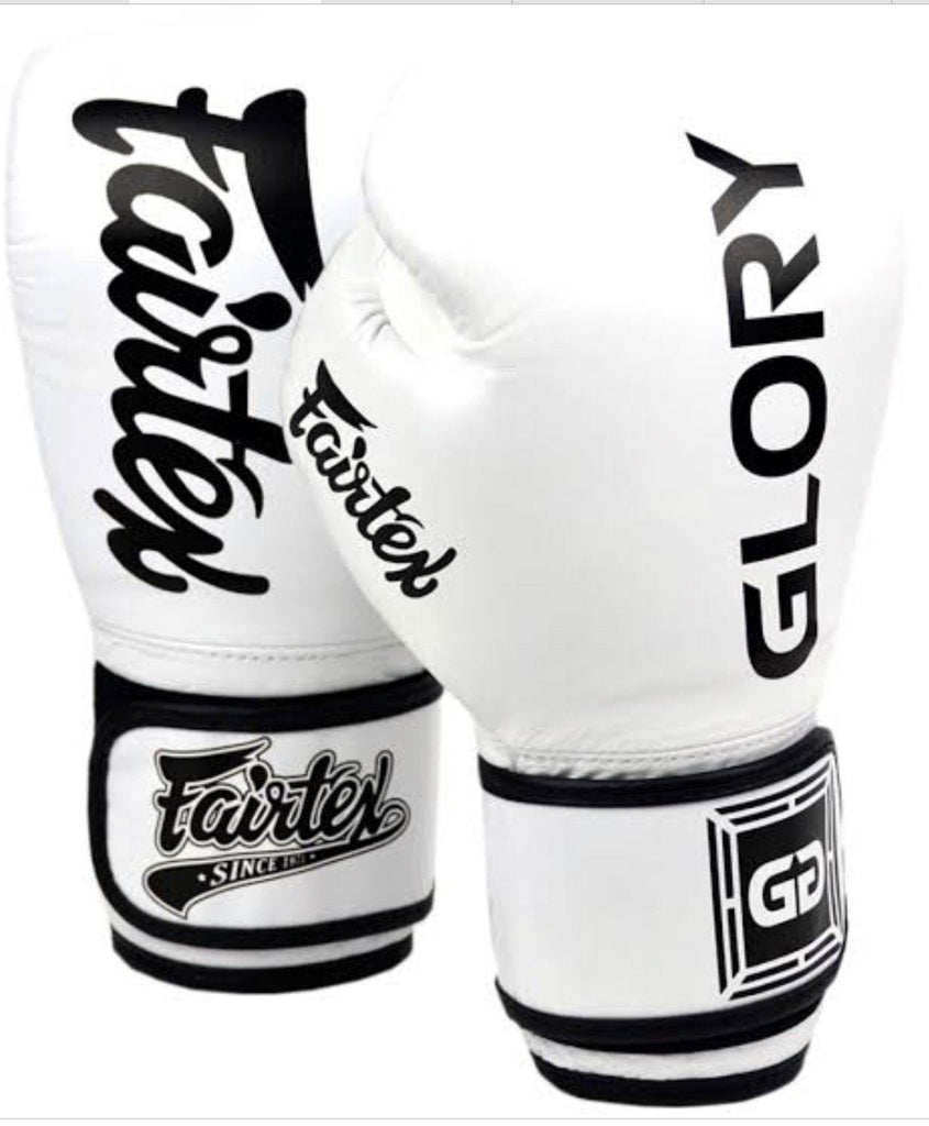 Fairtex Boxing Gloves BGVG1 "GLORY White Fairtex