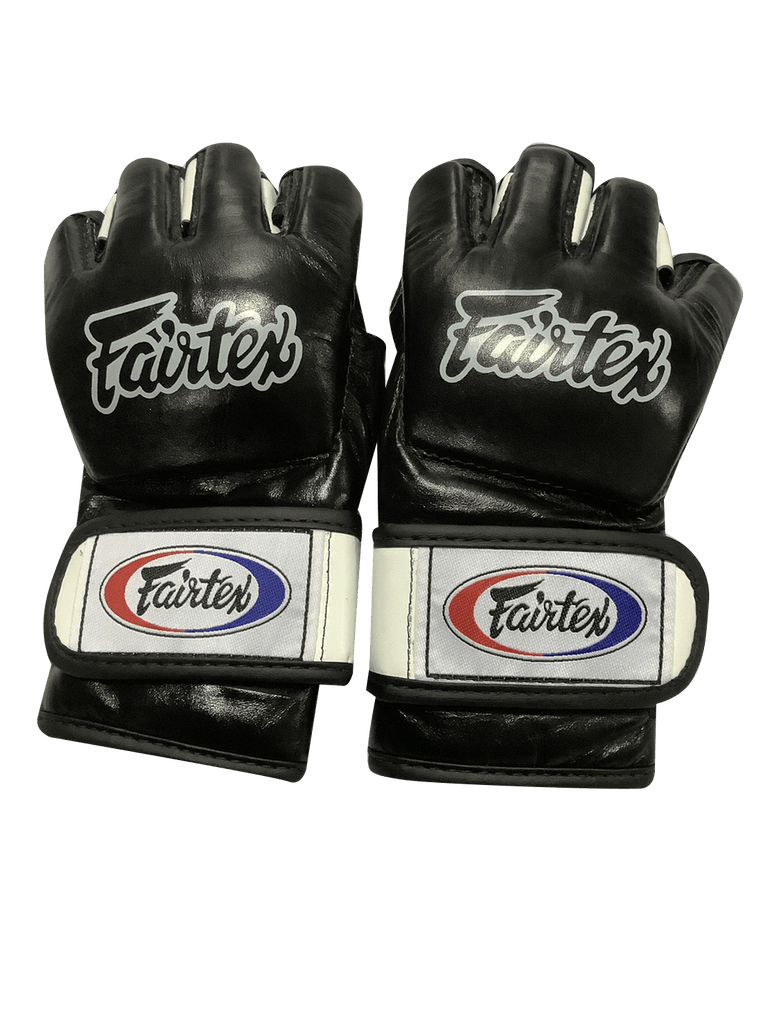 Fairtex Boxing Gloves MMA FGV12 Black White - SUPER EXPORT SHOP