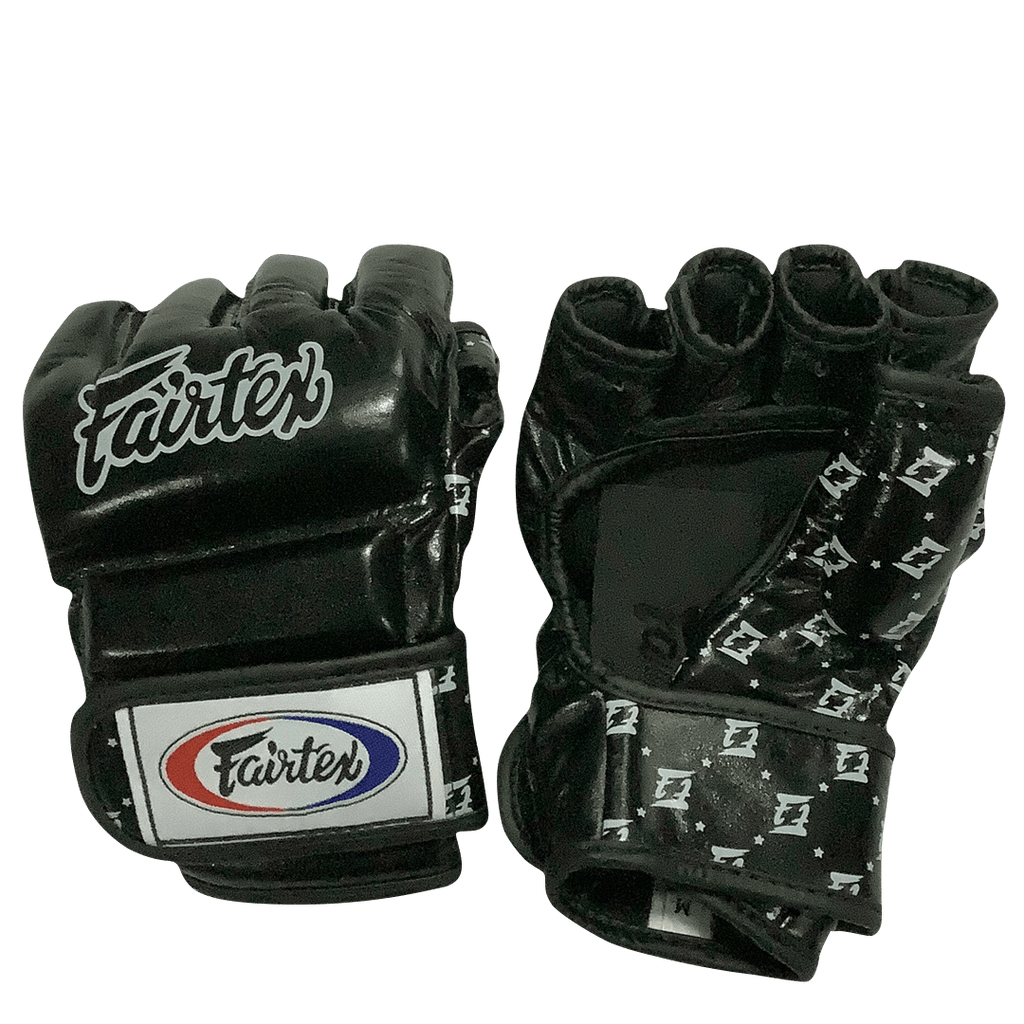 Fairtex Boxing Gloves MMA FGV17 Split Knuckles Black - SUPER EXPORT SHOP