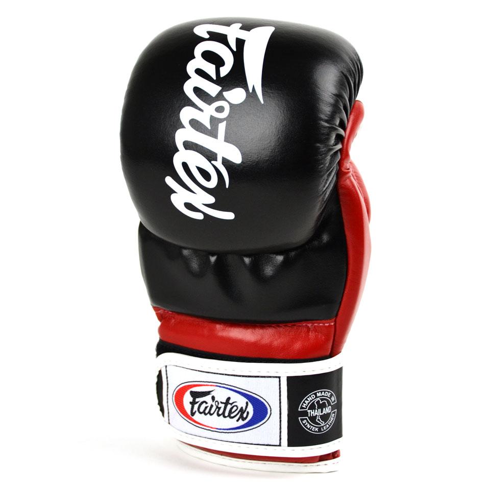 Fairtex Boxing Gloves MMA FGV18 Black-Red Super Sparring Fairtex