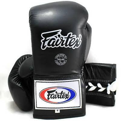 Fairtex Boxing Gloves PRO FIGHT BGL6 Black Fairtex