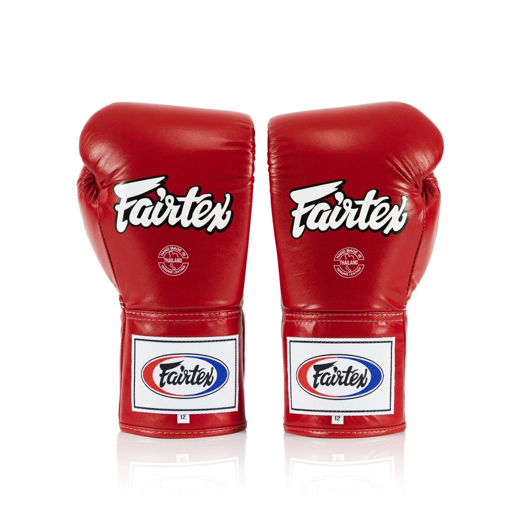 Fairtex Boxing Gloves PRO FIGHT BGL6 Red - SUPER EXPORT SHOP