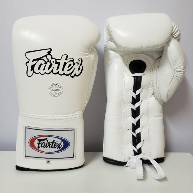 Fairtex Boxing Gloves PRO FIGHT  BGL6 White Fairtex