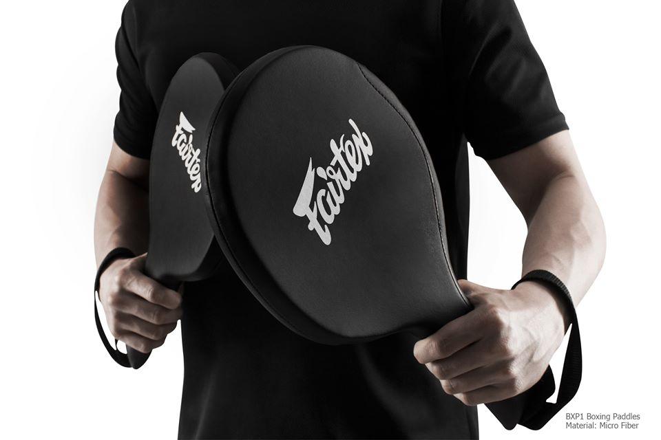 Fairtex BXP1 Boxing Paddles Black - SUPER EXPORT SHOP